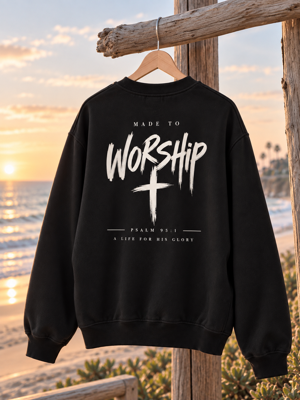 Made to Worship Christian Sweatshirt