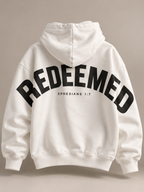 REDEEMED Oversized Hoodie | Ephesians 1:7 | Christian Faith-Based Streetwear