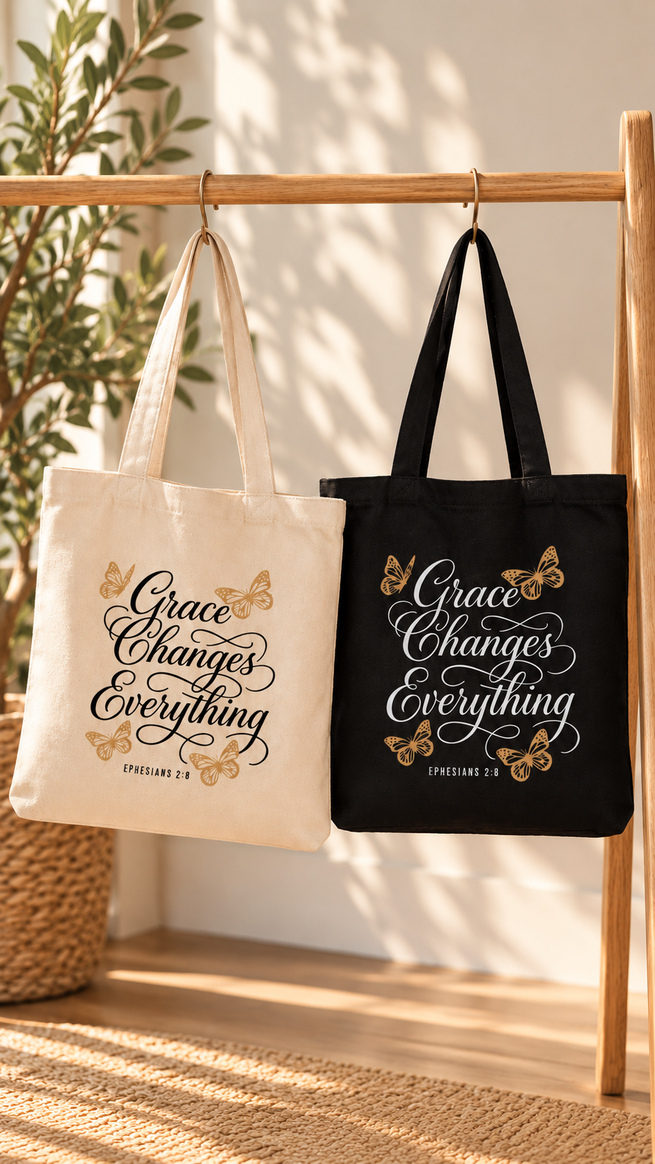 Grace changes Everything Tote Bag