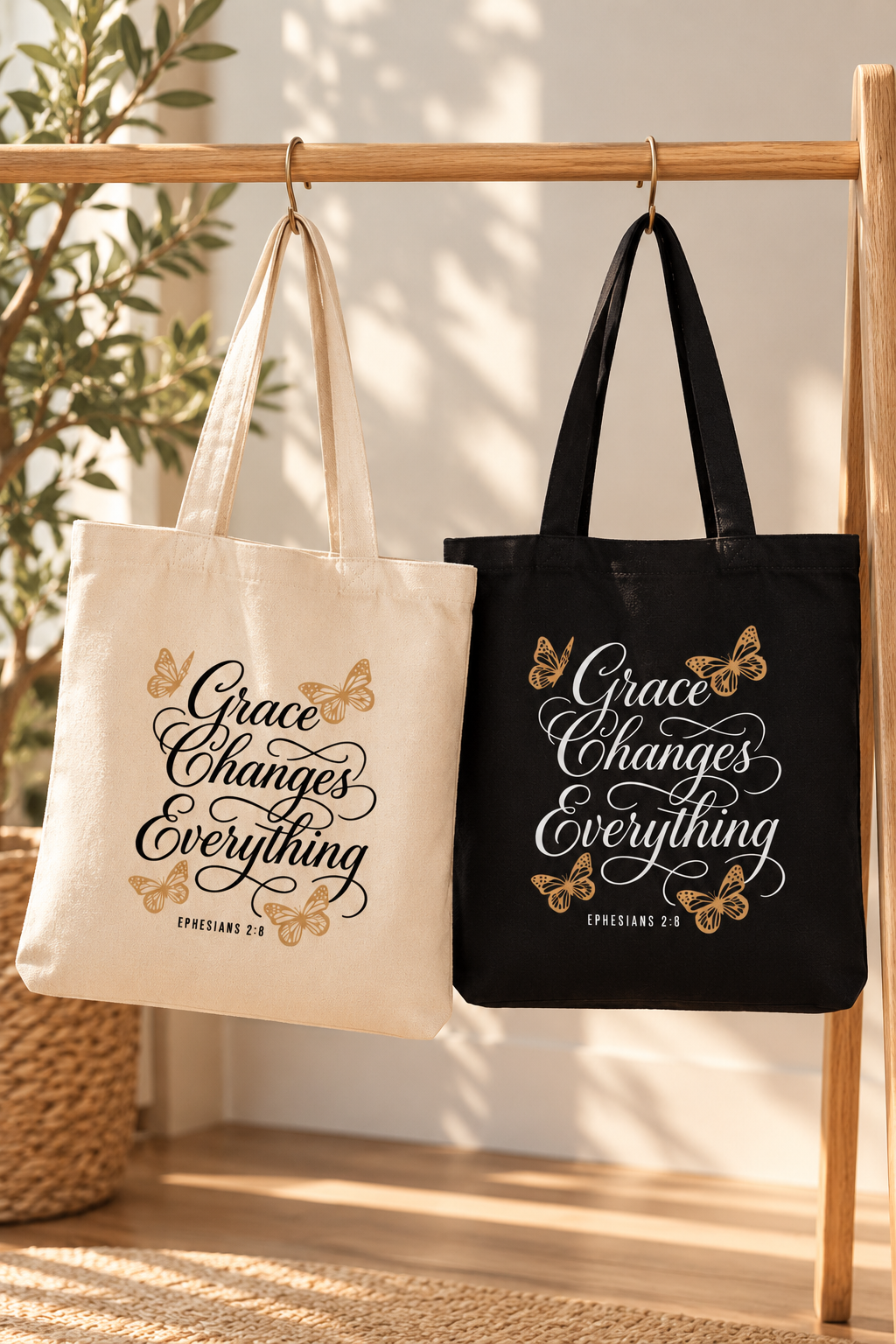 Grace changes Everything Tote Bag