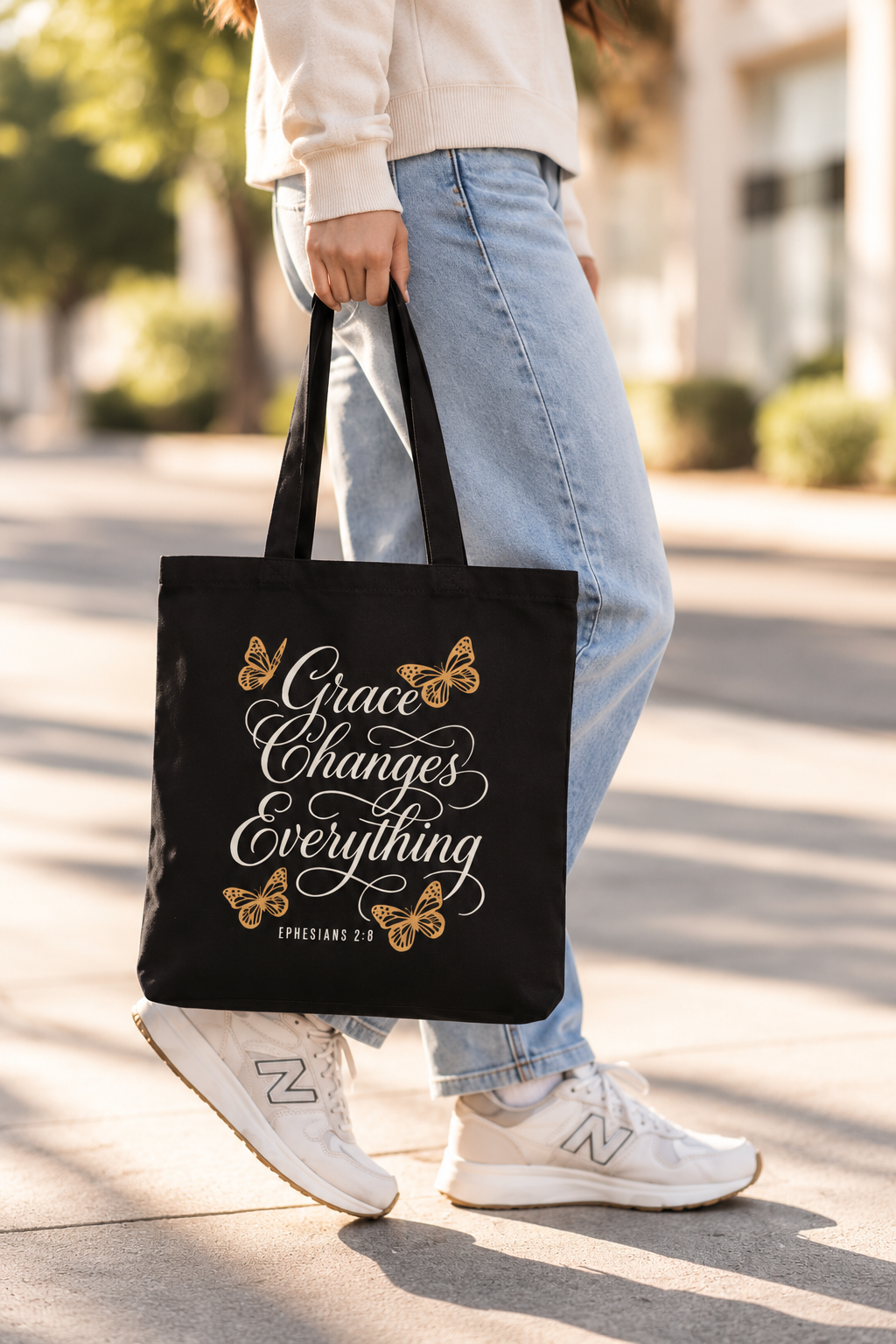 Grace changes Everything Tote Bag